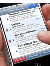 Relever ses email sur iPhone